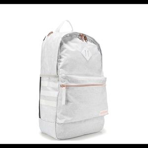 📚NWT ADIDAS BACKPACK GREY & ROSE GOLD